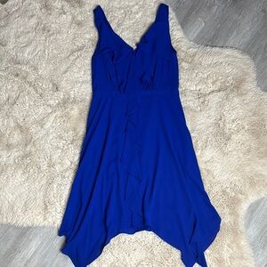 BCBG Elegant Blue Sleeveless Dress